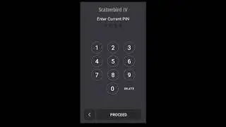 7. Scatterbird MK4 App Guide - Changing the PIN Code