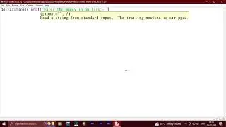 Write a python program to convert currency USD into INR.
