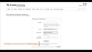 How to create an account and submit a problem on Codeforces