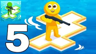 War of Rafts: Crazy Sea Battle - Gameplay Walkthrough Part 5 (iOS, Android)