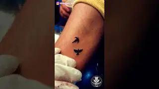 birds tattoo | titanium ink | jammu