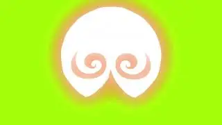 Gentle Swirling Organic Element on Green Screen | Abstract Motion Graphics Loop