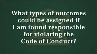 Code of Conduct Violations - Cal Poly OSRR