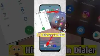 Dialer Me App Hide kaise Kare ||😱#shorts #apphide