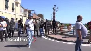 NoBorders Ventimiglia, polizia allontana giornalisti