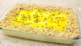 SOBREMESA DE MARACUJÁ - CREMOSA - DELICIOSA - SUPER  FÁCIL - RÁPIDA - Isamara Amâncio
