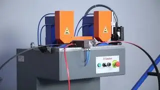 BANDSAW BLADE PLASTIC STRIP CAPPING MACHINE. WITH PRINTER. CAP-80 & Printer.