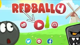 Red Ball 4 Caves Vs Moon Vs Forest with Black Ball 