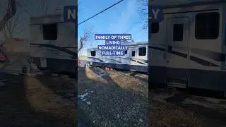 Our home on wheels! Family of three lives nomadically in Toronto Ontario for third year.