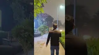 Late Night Side Walk 🌙 | Calm Moments with Friend&rdquo;