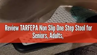 Review TARFEPA Non Slip One Step Stool for Seniors, Adults, Indoor/Outdoor Portable Stair Assist, Mo