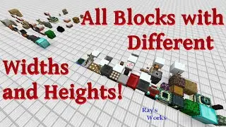 All Blocks Sizes | Minecraft