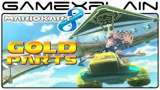 Mario Kart 8: All Gold Parts (Body, Tires & Glider)