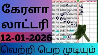 12-01-2025 Kerala Lottery Guessing only
