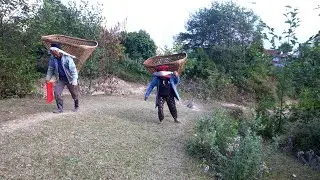jungle man's daily living lifestyle in the village || family in the jungle || @ruralnepall