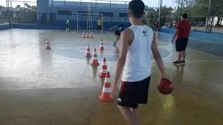 Exerc&iacute;cio de arremesso Handebol
