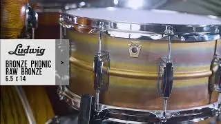 Imperial Lugs, 6.5x14 | Ludwig Raw Bronze Phonic Snare Drum