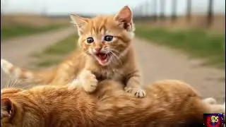 Mama Cat Hit by a Car  Baby Kitten Fights to Save Her - Emotional Animal Rescue #catmom #mamacat