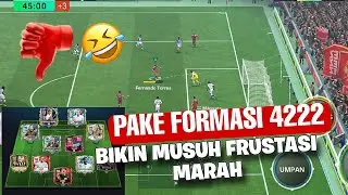 PAKE FORMASI 4222 BIKIN MUSUH FRUSTASI MARAH - FC MOBILE INDONESIA