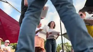 Vocal pieces by Cleek Schrey, Anna Roberts-Gevalt, Darian Donovan Thomas (sung by Sam Amidon, more)