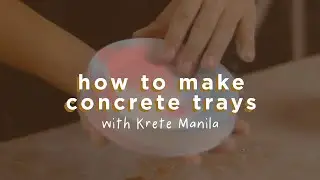 How to Make Concrete Trays using Old Containers | Common Room PH