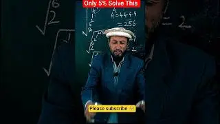 Only 5% Can Solve This | Root Problem #Squareroot #education #trending