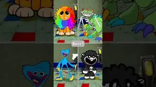 Yarnaby vs Pianosaurus vs Huggy vs Babachops &ndash; Which One&rsquo;s the Best? #doey #poppyplaytime #yarnaby