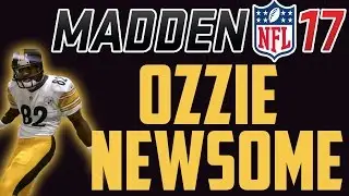 92 OVERALL OZZIE NEWSOME GAMEPLAY AND REVIEW - MADDEN ULTIMATE TEAM 17