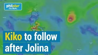 Severe tropical storm Jolina over Batangas area