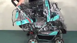 Utilisation de la DOPPLER, poussette double TROTTINE