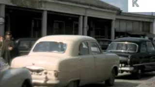 Early 1960s French - Spanish Border, Colour Home Movie Archive Footage