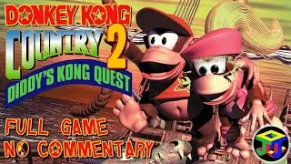FULL GAME 102% | Donkey Kong Country 2 Diddy's Kong Quest | NO Commentary