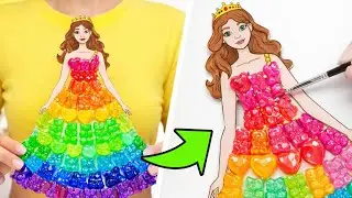 Бумажный челлендж платьев Волшебные образы с Сэмом и Сью ✨