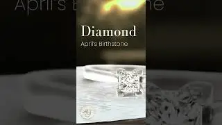 April&rsquo;s Birthstone: DiamondBrilliant, timeless, and full of elegance! 💎 #AprilBirthstone