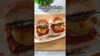Mumbai Street Style Vada Pav Recipe 😍 #vadapav #shorts #viral #recipe #food