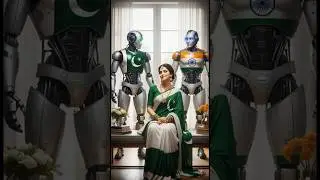 India 🇮🇳 vs Pakistan 🇵🇰 Robot 🤖 Competition | Who Will Win? #ai #shorts #india #pakistan