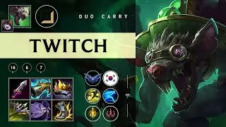Twitch ADC vs Yunara - KR Diamond Patch 25.24