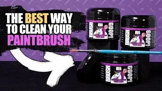 How To Clean Your Paintbrush🖌️🧼🦄 - Jentastic's Drunken Brush Goop 2.0