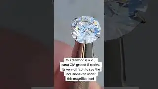 Save money and purchase an I1 clarity diamond when shopping for diamonds. #2caratdiamond #diamonds