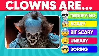 Daily Trivia: Rate Your Fears from Least to Most
