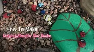 How to Make Ladybug/Bumble Bee Rocks