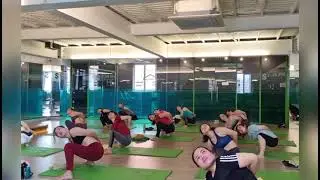 #Yoga with Boddeti # Memories of my group class # before lockdown 2021 # Saigon # Vietnam # vizag