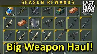 Guns Galore in this big weapon haul! - Season 87 Wrap Up & Rewards Opening! [Last Day on Earth]