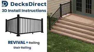 How to Install a Revival Plus Stair Railing | Installation Instructions