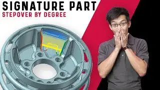 Mastercam Stepover by Degree Demo using Witch Doctor BattleBot | Mastercam 2022 Signature Parts