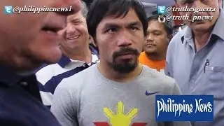 Pacquiao shows compassion to Mayweather Spies #Maypac