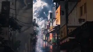 old cozy japanese town! #aiart #aiwallpaper #artisticwallpaper #wallpaper #aestheticwallpaper #anime