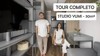 TOUR APARTAMENTO PEQUENO 30m² COM MUITO ESPAÇO DE ARMAZENAMENTO