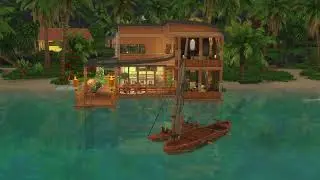 Inside the Beachfront House #sims4