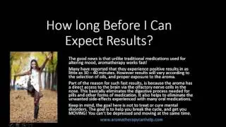 Aromatherapy For Depression - How Long To Get Results